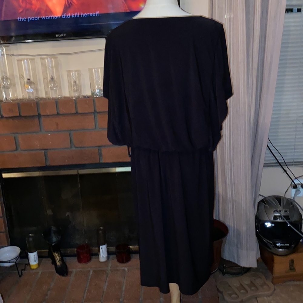 Anne Klein large black dress - Picture 4 of 5